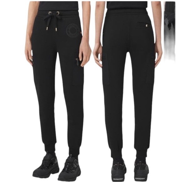 Burberry Pants - NWT Burberry “Caindk” Embroidered Logo Jersey Joggers (SBin)